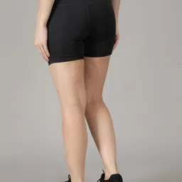 madact Solid Women Black Tights image 2