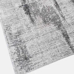 neu looms Taupe Abstract Viscose 9 x 12 Feet Hand Woven Carpet image 4