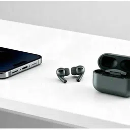 techio AirPods Black Pro TWS (Heavy Edition)_3 Bluetooth Headset image 4