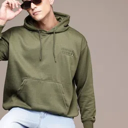 roadster Men Full Sleeve Solid Hooded Sweatshirt-picture-36