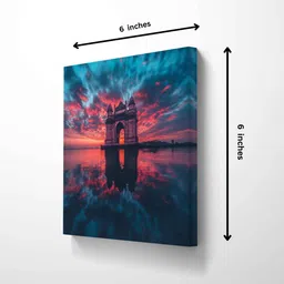 genie art Gateway of India Mini Canvas Frame image 3