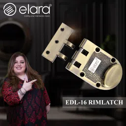 elara Brass, Zinc Alloy, Iron Glossy Deadbolts image 2