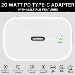 Tirumala 20 W 3 A Wall Charger for Mobile image 4