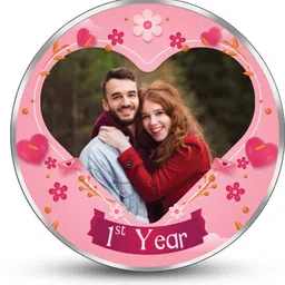 silviya BIS Hallmarked Personalized First Anniversary (AN1-20G75) S 999 20 g Silver Coin-picture-30