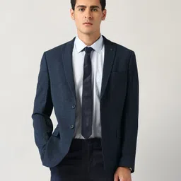 arrow Men Checkered Single Breasted Formal Blazer-picture-15