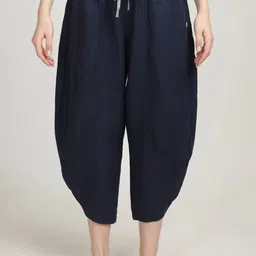 Proyog Women Mid-Rise Linen Lounge Pants-picture-16