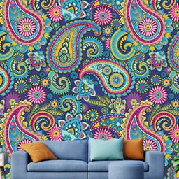 WallDaddy Blue & Pink Multi Design-Printed Self-Adhesive Wallpaper-picture-32