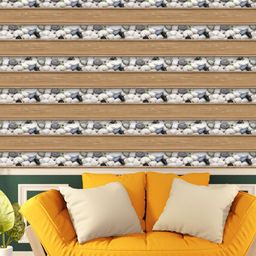 WallDaddy Brown Marble Shelf Designed Waterproof Self Adhesive Wallpaper-picture-7