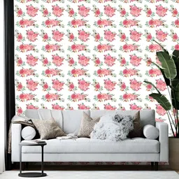 Wallpics White & Pink Printed Wallpaper-picture-38