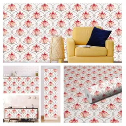 WallDaddy AnaarFlower Printed Self-Adhesive Wallpaper image 2