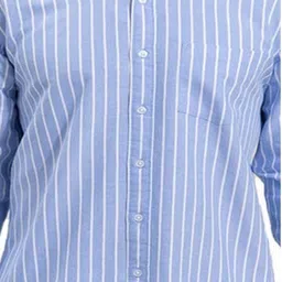 Bought First Premium Striped Cotton Button-Down Collar Opaque Casual Shirt image 2