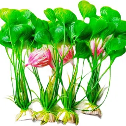 ad enterprise AD -Plastic Plants for Home and Aquarium Decorations pack for 4pcs Aquarium Plant Anchor-picture-14