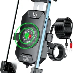 kidoca Universal 360 rotation cell phone holder with Fast Charging for Bikes Bike Mobile Holder-picture-12