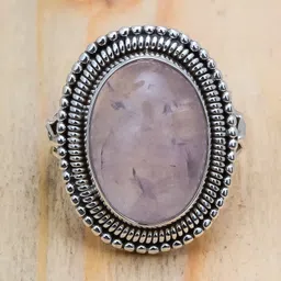 anika jewellers Emerald Natural Gemstone Handmade Sterling Silver Ring For Her Sr-318 Sterling Silver Ring image 2