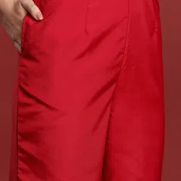 Indo Era Ethnic Motifs Embroidered Empire Kurta with Trousers & Dupatta image 3