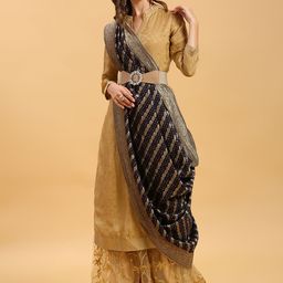 Dupatta Bazaar Woven Design Silk Dupatta-picture-43
