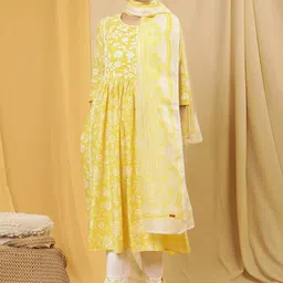 W Printed Organza Dupatta image 3