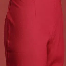 Anouk Embroidered Yoke Mirror Work Kurta with Trousers & Dupatta image 4