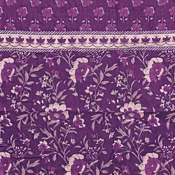 KALINI Floral Printed Pure Cotton Kurta With Trousers & Dupatta image 4