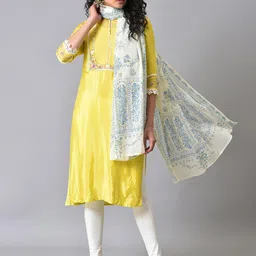 W Floral Printed Dupatta image 4