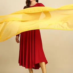 Dupatta Bazaar Women Solid Dupatta image 4
