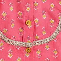 Campana Girls Printed Ready to Wear Lehenga & Blouse With Dupatta image 5