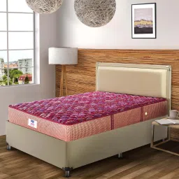 peps india Springkoil Normal Top Reversible 6 Inch Bonnell Spring Single Size Mattress image 1