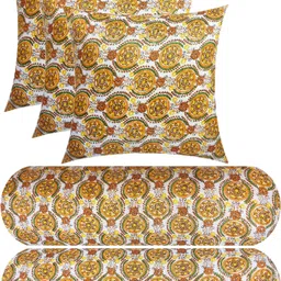 swikon star Microfibre Floral Cushion Pack of 5 image 2