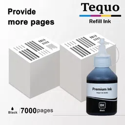tequo BT6000 INK REFILL for Brother T300, T310, DCP T520W, T420W, T500W, T220, T700W Black Ink Bottle image 3