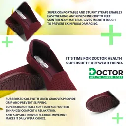 doctor health super soft Newly Launch | Classic Ultra Soft | Memory Foam | Comfortable|Stylish|Trendy Bellies For Women image 4