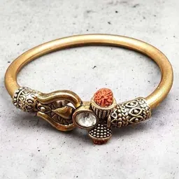 healthnode Alloy Gold-plated Kada image 4