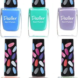 dazller Chic 'N Cute Nail Polish-9ml,Rich Pigmentation,Quick-Dry,One-stroke Application- Pastel Polka-picture-25