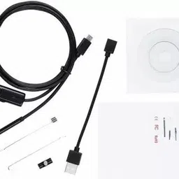 FEERO 5Meters Endoscope Mini HD Camera 7 mm Lens USB Inspection LED Borescope Security Camera image 4