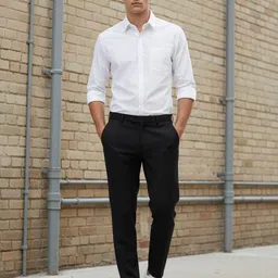 xenor Men Slim Fit Solid Spread Collar Formal Shirt-picture-43