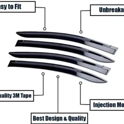 motobridge Non-convertibles Rear, Front Wind Deflector image 2