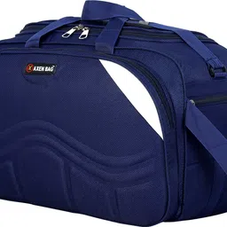 tahafashion 50 L Strolley Duffel Bag - Combo Set of 2, Unisex Travel Bags Light Weight Small Travel Bag Multipurpose - Green, Blue - Regular Capacity image 3