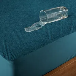 nkj world Fitted Queen Size Waterproof, Stretchable, Breathable Mattress Cover image 2