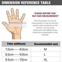 abx trenzz Pro Biker Half Cut Half Finger Tactical Gloves for Sport Riding Gloves image 5