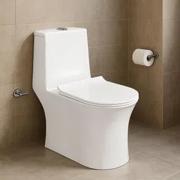 kriss kross One-Piece Ceramic Western Toilet, Dual-Flush Water-Saving, Soft-Close Seat, Rimless Hygienic Design, Compact Elongated Bowl, Floor-Mounted Western Commode-picture-35
