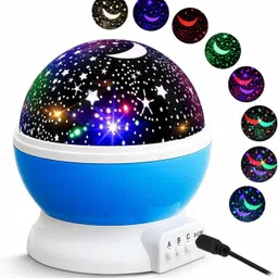 radhe Star Master Rotating 360 Degree Moon Night Light Lamp Projector Night Lamp-picture-19