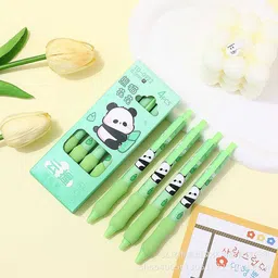 giggles world Kawaii Animal Gel Pens Set | Pooh, Panda, Bear & Sleepy Theme Stationery Gift Gel Pen-picture-30