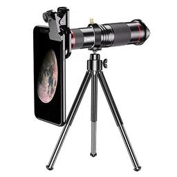 Drumstone (15 Years Warranty ) Universal 4K HD 48X Zoom Mobile Phone Monocular Telescope Lens Astronomical Zoom Lens extendable Tripod for All Smartphones Ultra Wide-Angle Lens image 1
