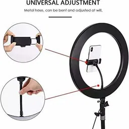 JAMMY ZONES Portable 10" Ring LED Light With 3 Brightness Mode Flash STAND TRIPOD 7ft J13 Ring Flash image 3