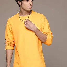 roadster Men Full Sleeve Solid Sweatshirt image 2