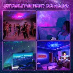 dwiti enterprise Galaxy Light Astronaut Space Star Projector Nebula 360 for Kids Night Light Night Lamp image 5