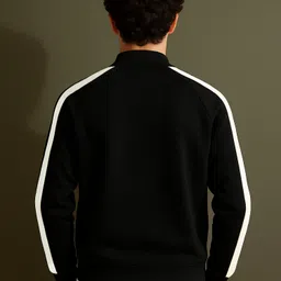 jump cuts Men Striped Casual Jacket image 3