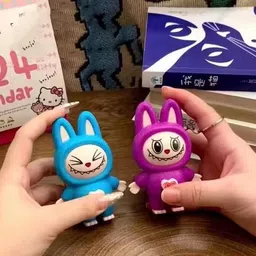 black mirror Scary Face Changing Key Chain image 2