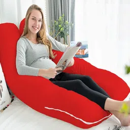 daddy cool Microfibre Solid Pregnancy Pillow Pack of 1 image 4