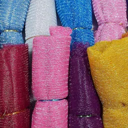 pransunita Heavy Quality Decoration Mesh Net Fabric, Pack of 7 MTS, Width 30 “, for Gift & Trousseau Packing, Party Hall Decoration, Bouquet, Car, Christmas, Birthday Decoration image 3