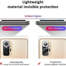 RANKART Back Camera Lens Glass Protector for OnePlus 12, OnePlus 12 5G With 9H Hardness, Air Bubble Free, Ultra HD image 4